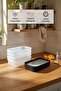 Hide Plus 4-Piece Storage Container Black (4X 0.70 Lt) - 5