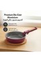 3-Piece Ceramic Frying Pan Set, PFAS-Free Healthy Cooking Skillet Set - Purple - 4