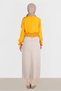 Elastic Waist Bow Detailed Blouse 42755 - 3