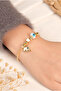 Women's Yellow Color Evil Eye Rope Chain Lucky Bracelet