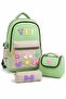 3-Piece Primary School Bag Set: Girls' Backpack + Foil-Lined Lunch Bag + Pen Holder - 6