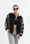 Women's Hooded Jean Jacket - 5