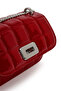 Women's Red Long Strap Quilted Mini Crossbody Bag 26Sbd2481Kp - 8