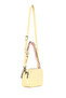 Women's Yellow Double Strap Printed Crossbody Bag 26Sbd250518 - 6