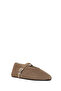 Women's Tan Mesh Suede Leather Ballerinas 26Pfd271310 - 7