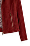 Lara Women's Burgundy Short Suede Leather Jacket 26Sge588110 - 7