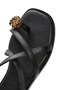 Women's Black Buckle Flip Flops Sandals 25Sfd442218 - 8