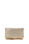 Women's Braided Portfolio Bag with Gold Chain Strap 26Pbd290729 - 6