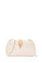 Women's Cream Long Chain Strap Evening Dress Mini Portfolio Bag 26Sbd270418