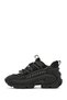 Men's Black Intruder Max Thick Sole Sports Shoes, Lace-Up Suede Genuine Leather Sneaker 013m101222 - 2