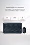 Bluetooth Kablosuz Klavye Mouse Seti TMK08 Siyah - 3