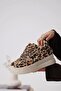Women's 8cm hidden heel leopard sneakers tr04ms01e - 6
