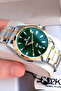 Men's Wristwatch 3 Atm Water Resistant Silver Color Steel Band Dke2056C2 - 3