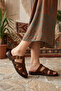 Lenora Anatomical Suede Cage Women's Slippers - 3