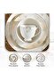 Blossomy 32-piece New Bone China Dinner Set -white & Green - 7