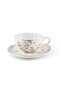 Royal Garden Porcelain Tea Cup And Saucer 250ml -white Grey - 3