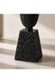 Evorve Wood Leftish Handcarved Totem Floor Sculpture 20x20x153cm - Black - 2