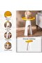 Clancy End Table Metal Large - White & Yellow - 4