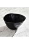 Pebbly Stoneware Cereal Bow 15x11.3x8.2cm -black - 4