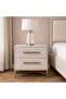 Sovanti Nightstand With 2 Drawer - Beige - 2