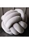 Cushy Loft Knot Cushion D27cm-grey