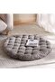Roxy Round Floor Cushion Grey D100cm
