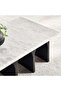 Nitia Coffee Table Marble - White & Black - 3