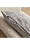 Atlanta Dobby Down Alternative Filled Cushion 60x60cm-moonrock - 2