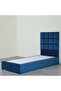 OLGA SINGLE BED VELVET BLUE 90X200 CM - 5