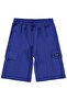 Basic Cargo Pocket Capri for 10-13 Years - Blue