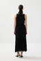 Sequin Detailed Pleated Lined Knitwear Skirt - Black - 6
