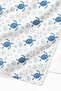 Sea Turtle Themed Marine Beach Towel - Blue and White Nautical Quick-Dry Microfiber Towel - 3