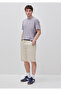 Men's Gray Reflective Printed Logo Crew Neck T-Shirt - 3