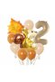 Squirrel Autumn Woodland Forest Animals 2 Year Old Balloon Set Woodland Concept Birthday Set - 2