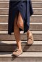 Women's Genuine Leather Closed Front Eva Sole Cross-Strapped Daily Suede Sabo Slippers Menifa Camel Suede - 6