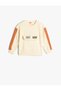 Sweatshirt Long Sleeve Pocket Printed Cotton