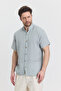 Men's Shirt - Muslin Judge Collar Short Sleeve Shirt - 4080 - 4