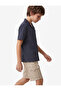 Cotton Short Sleeve Turn-Down Collar Pocket Detailed Shirt - 2