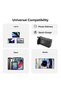 65W GaN Wall Charger - 3-in-1 Fast Charging Adapter, Triple Port (2 Type-C + 1 USB-A), Compact Fireproof Design - Black - 5