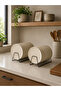 Set of 2, 10-Compartment Metal Plate Rack, Plate Drying Rack, Pot Lid Organizer - 2