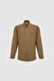 Men's Khaki Long Sleeve Basic Shirt 50324708-Vr027 - 7