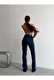 Women's Washed High Waist Wide Leg Jean Pants – 99% Cotton 1% Elastane - 2