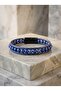 Layered Stone Leather Cord and Steel Bracelet 6 mm Men's Gift 01799 - 3