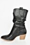 Black Drawstring Dallas Women's Boots J404040009 - 6