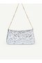 Women's Star Embroidered Chain Strap Shoulder Bag