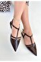 Women's Ballet Shoes Brown Patent Leather Canca - 3