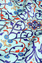 وشاح حريري بنمط السرو الأزرق - 4
