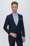 بدلة Slim Fit كلاسيكية ذات ياقة أحادية كلاسيكية باللون الأزرق الداكن Tk 2021 - 7