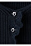 Cardigan with Scalloped Edges - 8