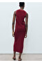 Slim Knitted Midi Skirt - 4